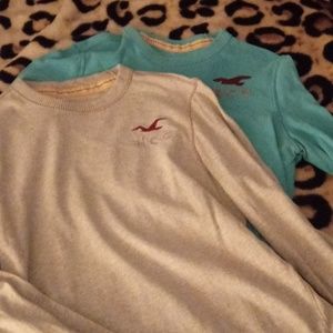 ✳4for 20 Hollister long sleeve shirts